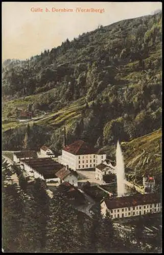 Ansichtskarte Gütle-Dornbirn Fabrikanlage 1910