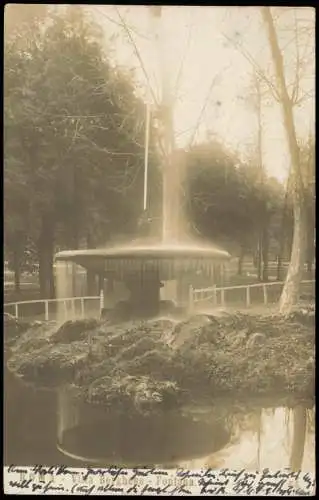 Cartolina Rom Roma Fontana - Villa Borghese - Fotokarte 1904