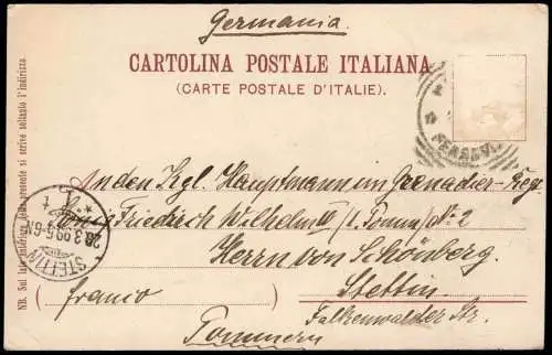 Cartolina Ceriana Imperia Citta vecchia 1899