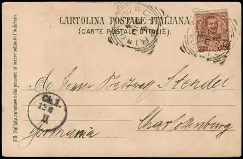 Cartolina Capri Panorama 1907