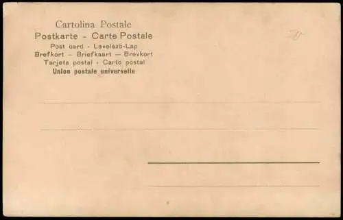 Cartolina Neapel Napoli Erruzione del Vesuvio Vesuv Künstlerkarte 1912