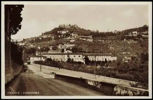 Cartolina Fiesole Stadtpartie 1930