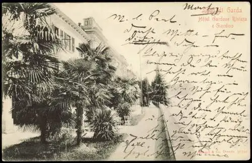 Gardone Riviera  Hôtel Gardone  Giardino Lago di Garda 1903