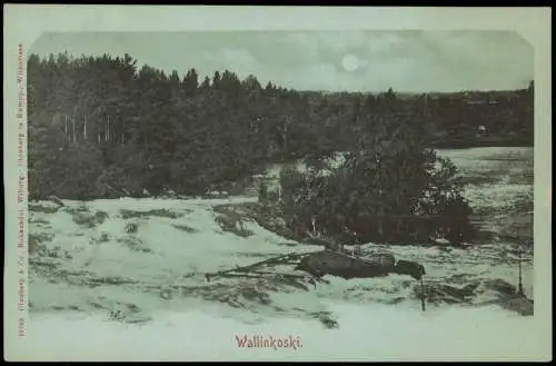 Postcard Imatra Wallinkoski. Karelien 1900  Finnland Soumi