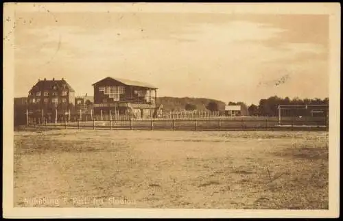 Postcard Nyköping Parti fra Stadion Fußball 1922