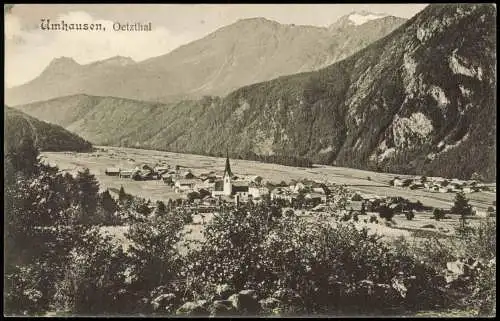Ansichtskarte Umhausen Oetzthal Tirol 1908