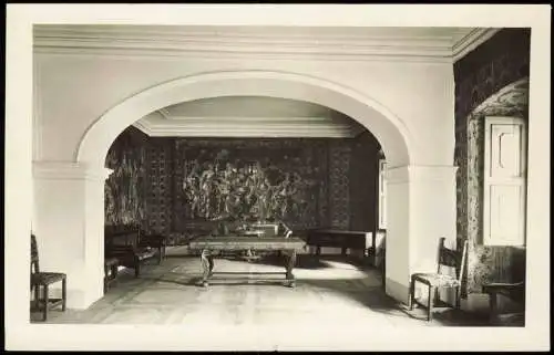 Groß Ullersdorf Velké Losiny Schloss Gobelinesaal 1935  b. Mährisch Schönberg