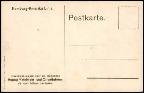 Postcard Korfu von der Zitadelle aus 1915