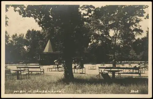 Ansichtskarte Wien Pavillon Gänsehäufel - Fotokarte 1938