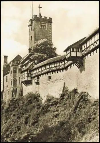 Lot 5 Ansichtskarten Eisenach Die Wartburg ca.1975