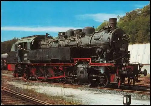 Tenderlokomotive 93 985 der Deutschen Bundesbahn in Horrem 1967/1989