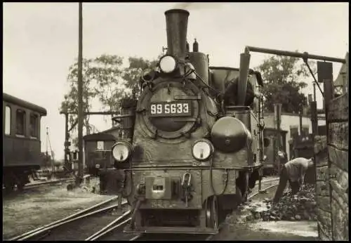 Ansichtskarte  Dampfeisenbahn 995633 Spreewaldguste 1969/1970