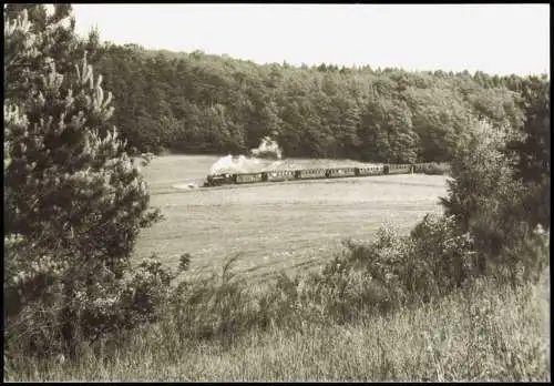 Schmalspurbahn Putbus - Göhren Personenzug  Seelvitz (Juni 1971) 1985