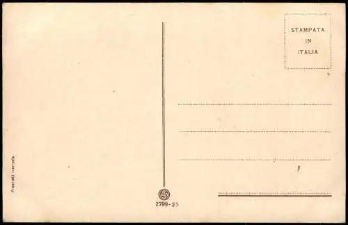 Cartolina Neapel Napoli Vesuv Vesuvio bei Nacht Mondschein 1912