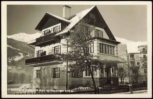 Ansichtskarte Bad Hofgastein Kurhaus Sunkler - Fotokarte 1952