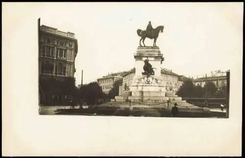 Foto Mailand Milano Denkmal Piazzo Teatro 1917 Privatfoto