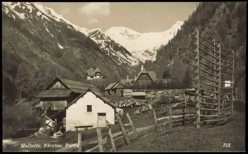 Ansichtskarte Mallnitz Stadtpartie 1932  Kärnten