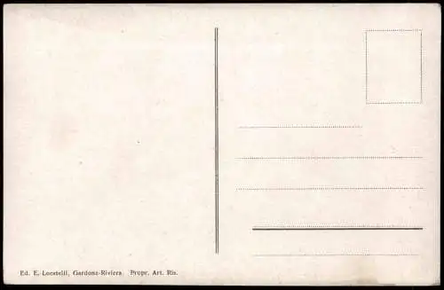 Cartolina .Trentino-Südtirol Landkarten AK Lago di Garda 1914