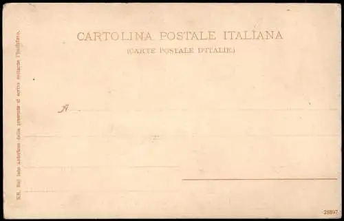 Cartolina Milazzo Spiaggia del Cono 1908  Sizilien Sicilia