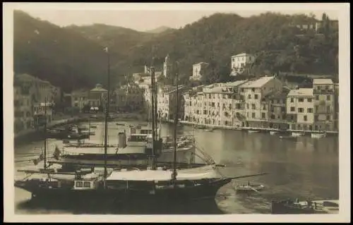 Cartolina Portofino Il Porto - Hafen Schiffe 1932