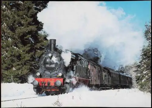 Manebach-Ilmenau Rennsteigbahn 94 1292 Henschel Wagenzuggarnitur im Winter 2005