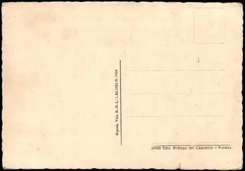 Cartolina Formia Lazio Bahnhof Panorama 1928