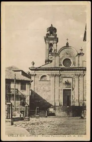 Cartolina Stella San Giovanni Chiesa Parrocchiale 1926