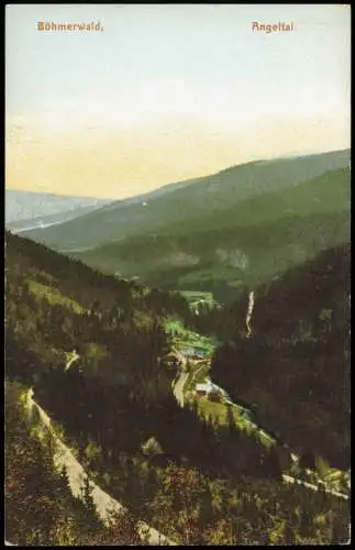 Postcard Klattau Klatovy Angelthal 1930