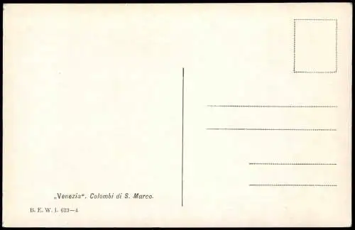 Venedig Venezia Colombi di S. Marco. Frauen Kind Künstlerkarte 1925