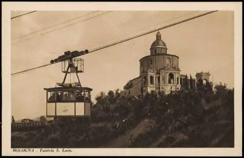 Cartolina Bologna Funivia S. Luca - Seilbahn 1928