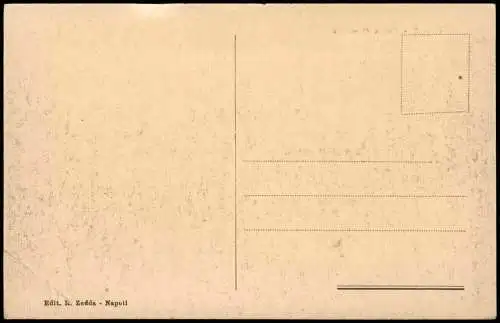 Cartolina Neapel Napoli Piazza Municipio, Pferdefuhrwerk 1912