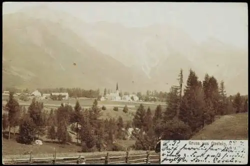 Ansichtskarte Obsteig Stadtpartie - Fotokarte 1905  Tirol