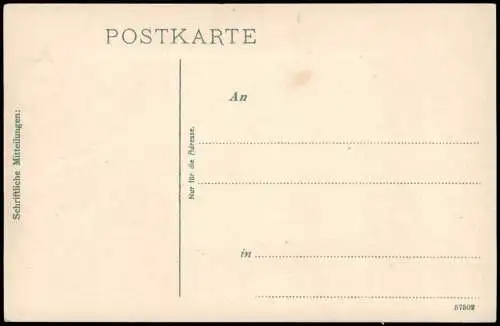 Cartolina Karthaus-Schnals Certosa Senales Stadtblick 1905  Südtirol