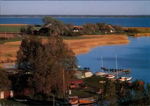 Ostseebad Wustrow (Fischland) Blick auf Barnstorf vom Wustrower Kirchturm 2000