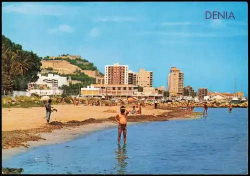 Postale Dénia Denia Stadt und Hotels 1979