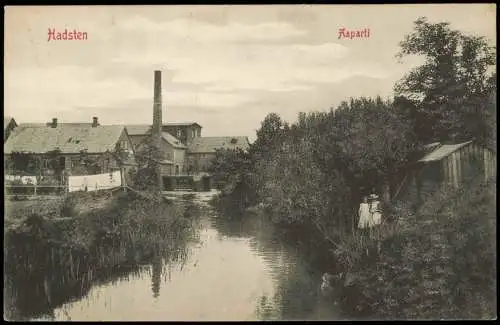 Postcard Hadsten Aaparti 1914  Midtjylland Dänemark