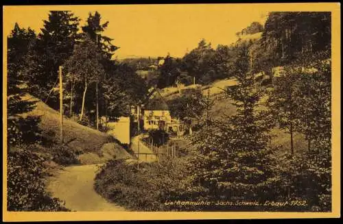 Kleinhennersdorf-Gohrisch (Sächs. Schweiz) Liethenmühle Sächsische Schweiz 1940