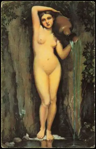 Ansichtskarte  Künstlerkarte: J.A.D. Ingres La Source Die Quelle 1911