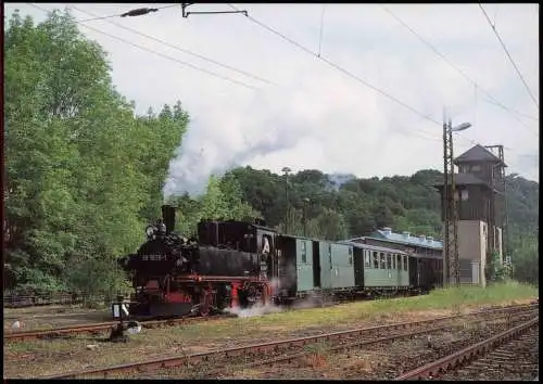 Ansichtskarte Potschappel-Freital Sonderzug Dampflokomotive Eisenbahn 2003