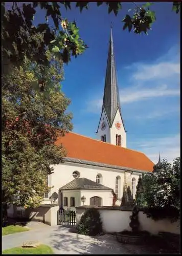 Ansichtskarte Fischen im Allgäu Pfarrkirche St. Verena 1980