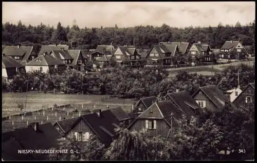 Ansichtskarte Neu-Ödernitz-Niesky Oberlausitz Niska Siedlung Oedernitz 1934