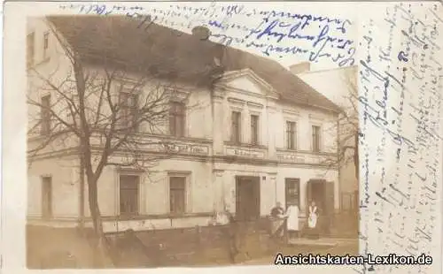 Postcard Brieg Brzeg Brot u. Feinbäckerei von Wilhelm Hoffmann 1920