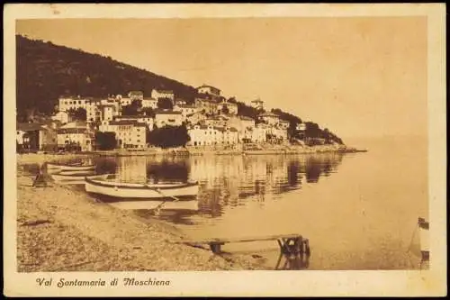 Mošćenička Draga Draga di Moschiena Val Santamaria di Moschiena 1928