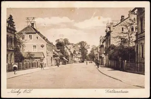 Ansichtskarte Niesky Oberlausitz Niska Görlitzerstraße 1928