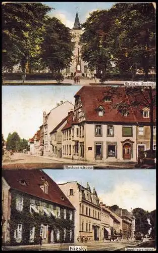 Niesky Oberlausitz Niska 3 Bild Muskauerstraße Görlitzerstraße 1911