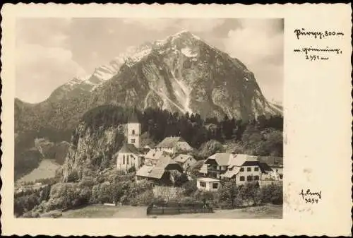 Ansichtskarte Stainach-Pürgg Panorama mit Grimming 1939