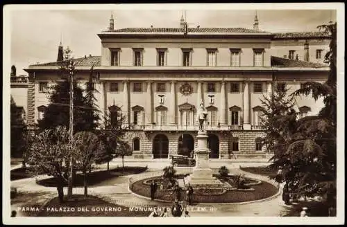 Cartolina Parma PARMA PALAZZO DEL GOVERNO 1933