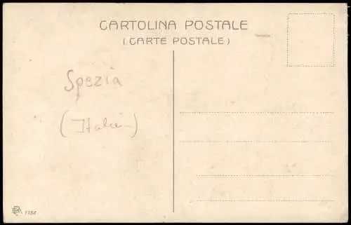 Cartolina La Spezia Viale Garibaldi. 1914