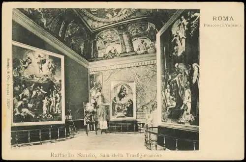 Vatikanstadt Rom Pinacoteca Vaticana Raffaello Sanzio 1908  Roma Rom