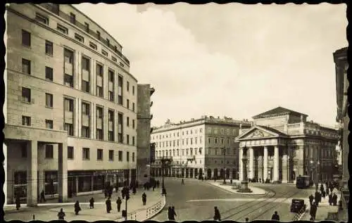 Cartolina Triest Trieste Piazza Costanzo Ciano 1944